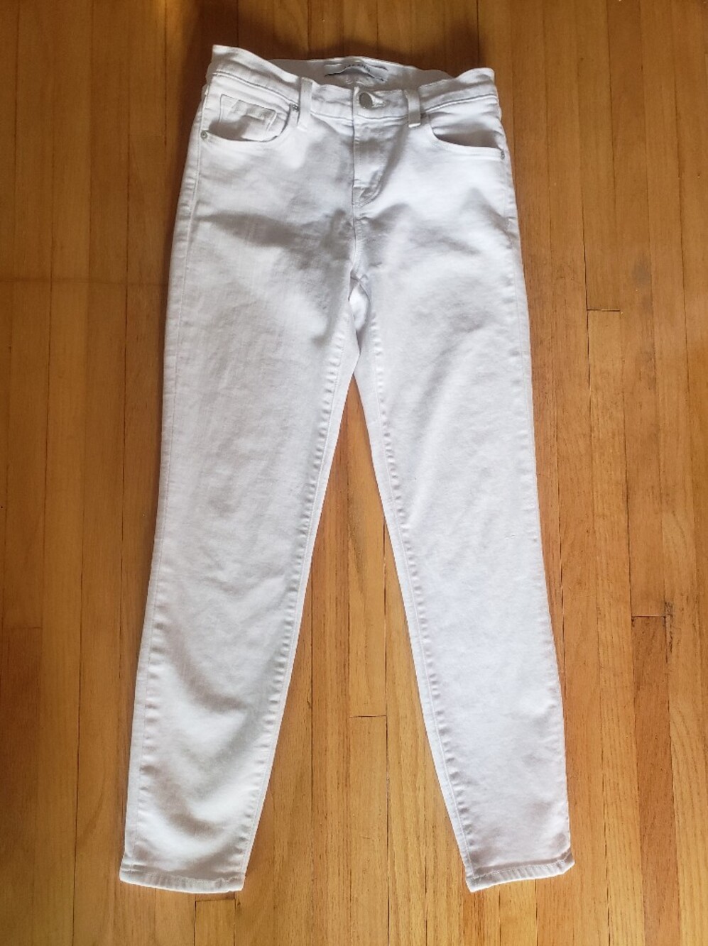 J Brand White Skinny Jeans - Sleek Fit